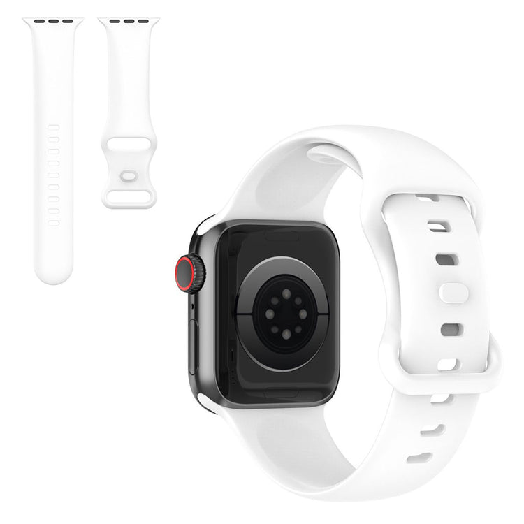 Helt vildt fint Universal Apple Silikone Rem - Størrelse: S - Hvid#serie_3