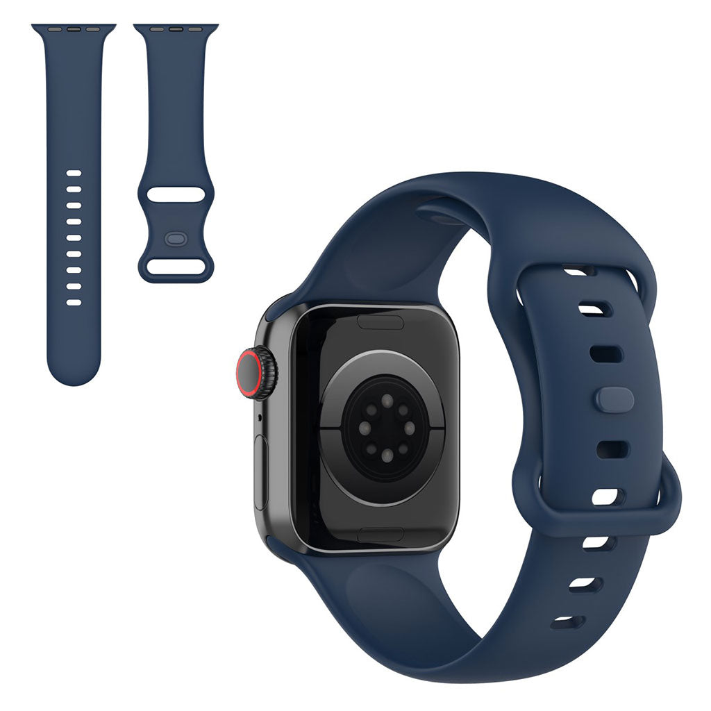 Helt vildt fint Universal Apple Silikone Rem - Størrelse: S - Blå#serie_4