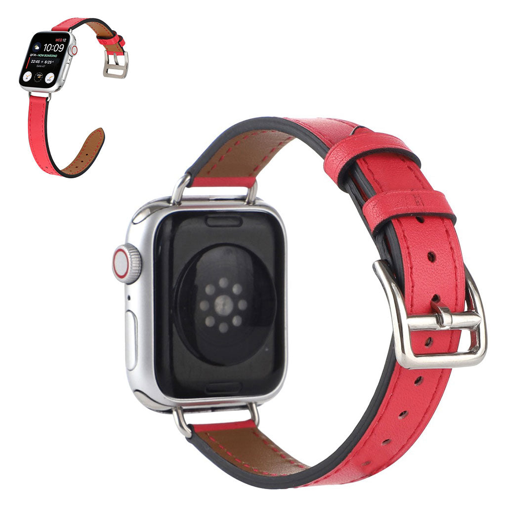 Supercool Universal Apple Ægte læder Rem - Rød#serie_1