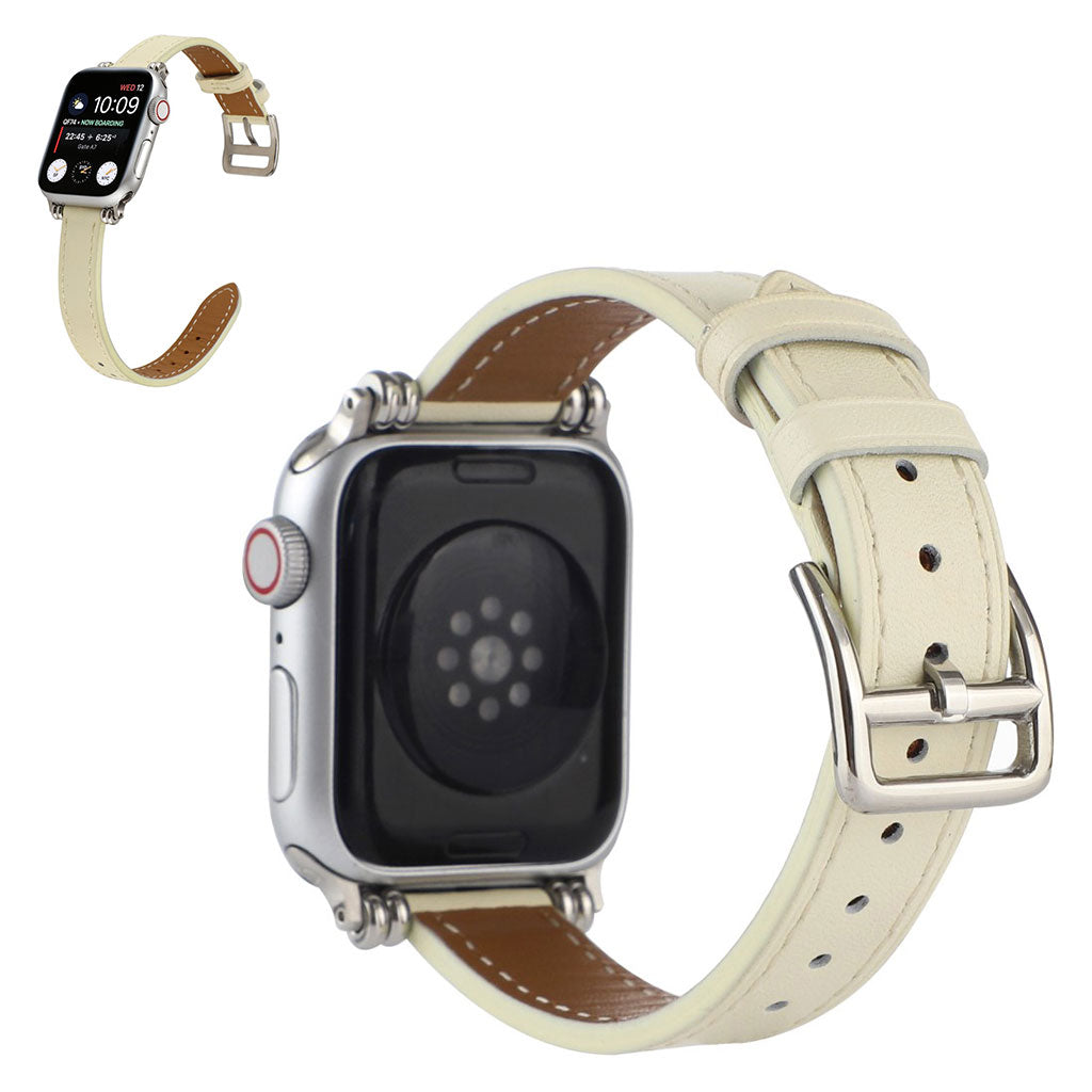 Rigtigt godt Universal Apple Ægte læder Rem - Brun#serie_5