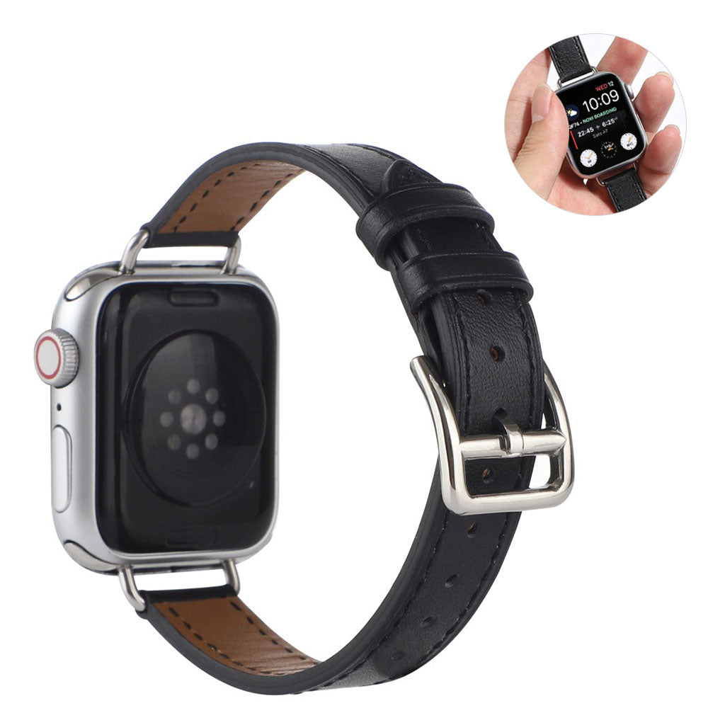Flot Universal Apple Kunstlæder Rem - Sort#serie_1