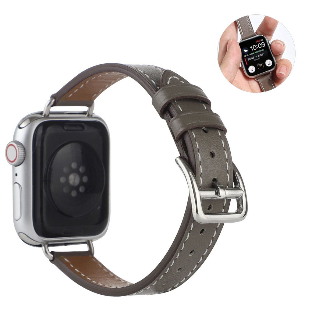 Flot Universal Apple Kunstlæder Rem - Sølv#serie_3