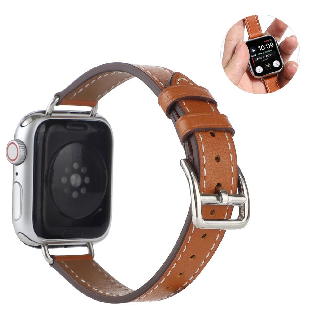 Flot Universal Apple Kunstlæder Rem - Brun#serie_7