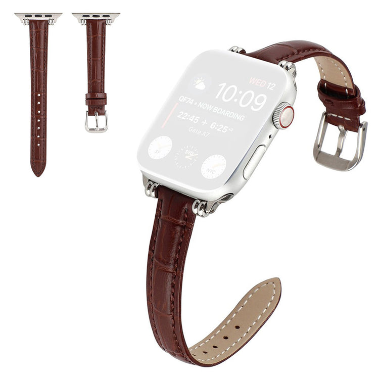 Mega cool Universal Apple Kunstlæder Rem - Brun#serie_7