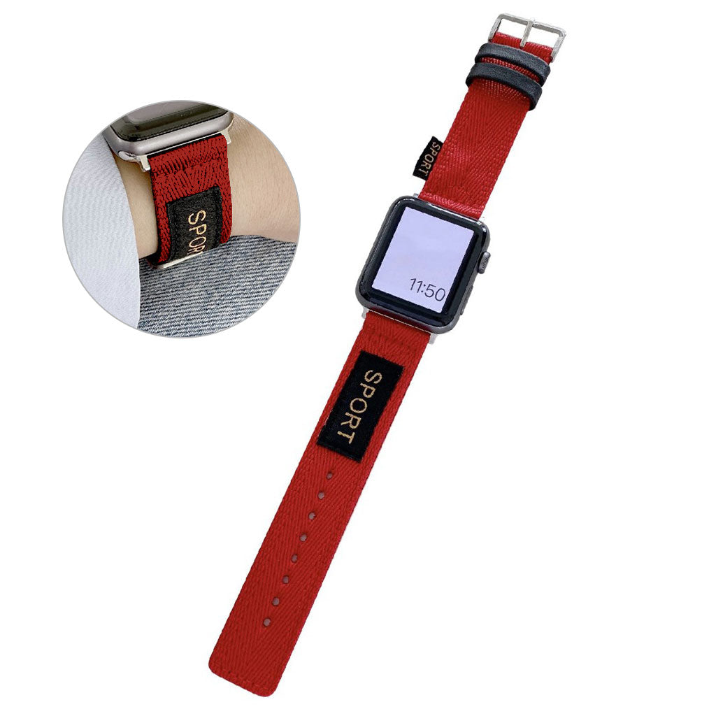 Helt vildt fint Universal Apple Nylon Rem - Rød#serie_4