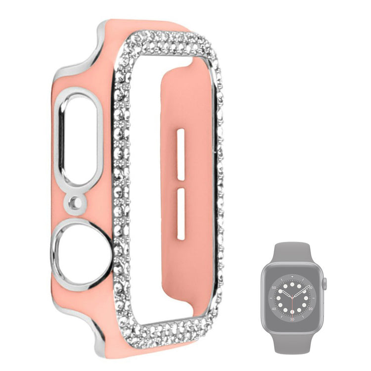 Universal Apple  Plastik og Rhinsten Bumper  - Pink#serie_4