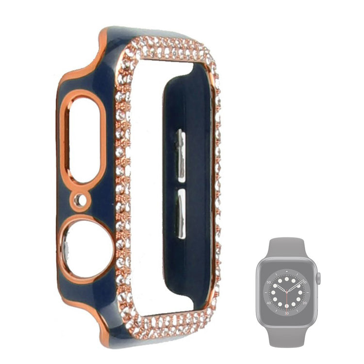 Universal Apple  Plastik og Rhinsten Bumper  - Sort#serie_9