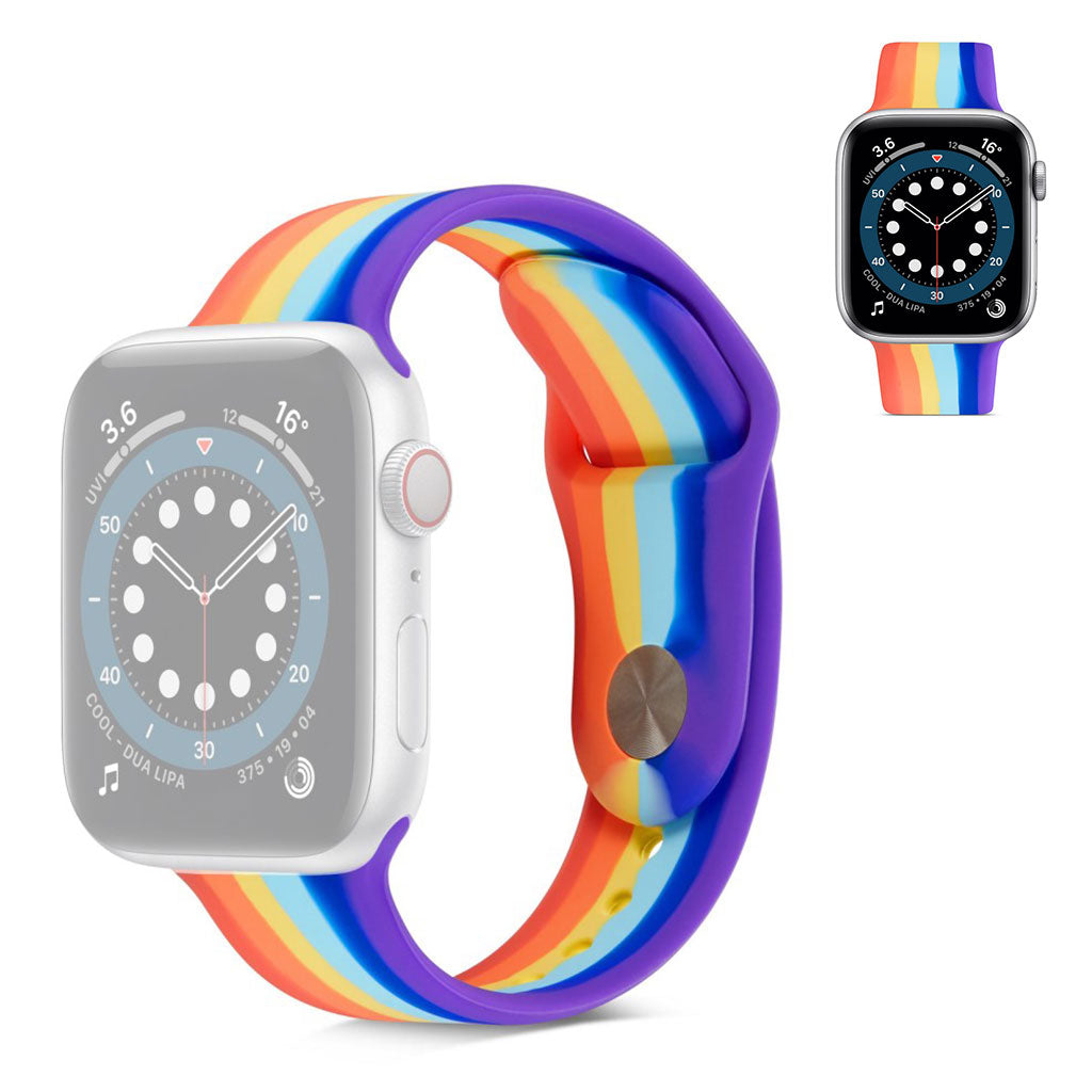 Super fantastisk Universal Apple Silikone Rem - Størrelse: S - Flerfarvet#serie_5