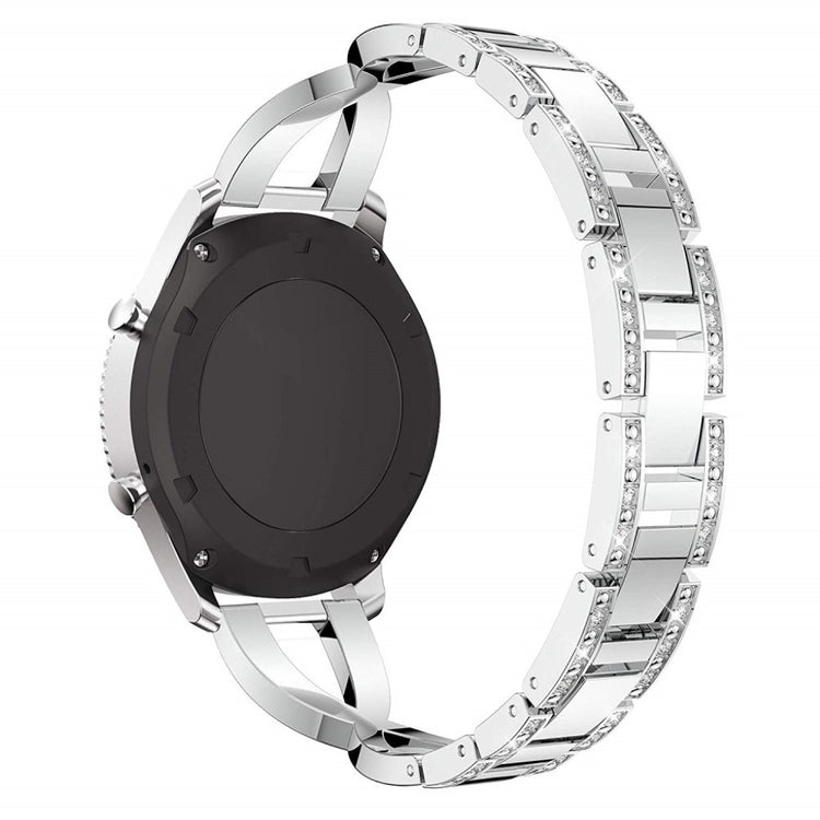 Super flot Universal Metal og Rhinsten Rem - Sølv#serie_2