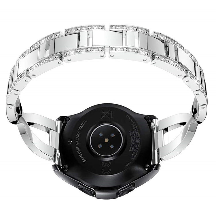 Super flot Universal Metal og Rhinsten Rem - Sølv#serie_2