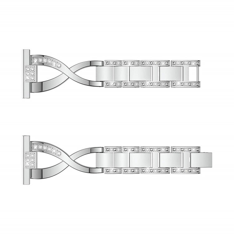 Super flot Universal Metal og Rhinsten Rem - Sølv#serie_2