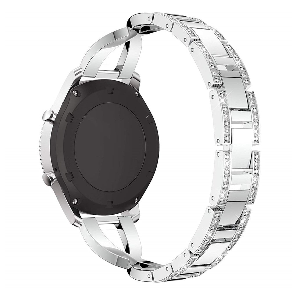 Super flot Universal Metal og Rhinsten Rem - Sølv#serie_2