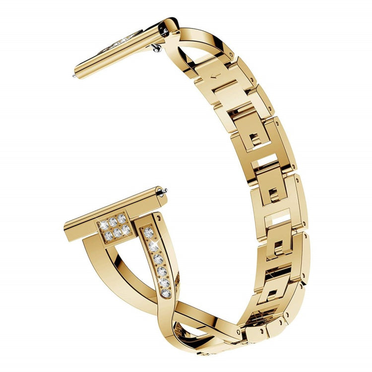 Super flot Universal Metal og Rhinsten Rem - Guld#serie_4