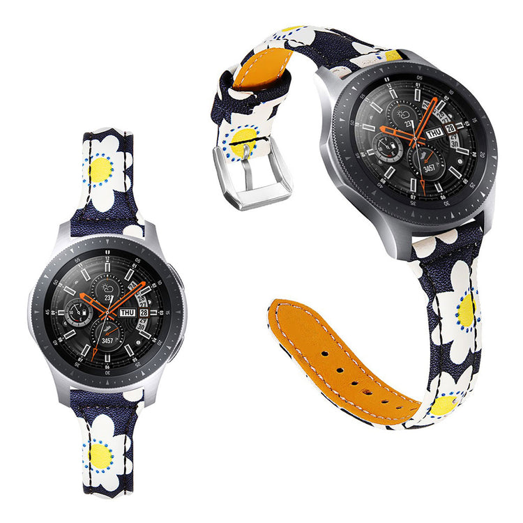 Vildt hårdfør Samsung Gear S3 Frontier Ægte læder Rem - Flerfarvet#serie_3