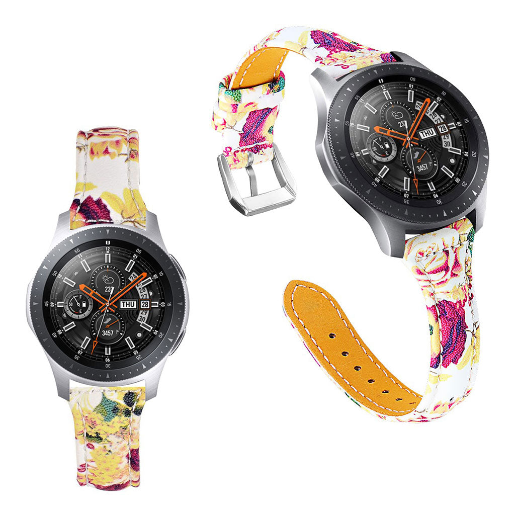Vildt hårdfør Samsung Gear S3 Frontier Ægte læder Rem - Flerfarvet#serie_4