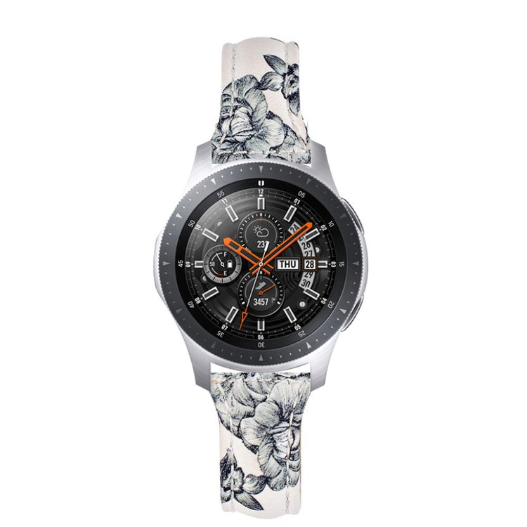 Vildt hårdfør Samsung Gear S3 Frontier Ægte læder Rem - Blå#serie_5