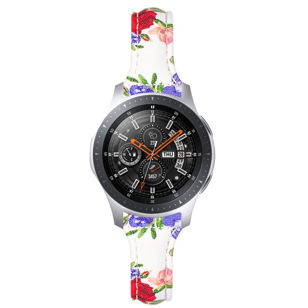 Vildt hårdfør Samsung Gear S3 Frontier Ægte læder Rem - Flerfarvet#serie_6