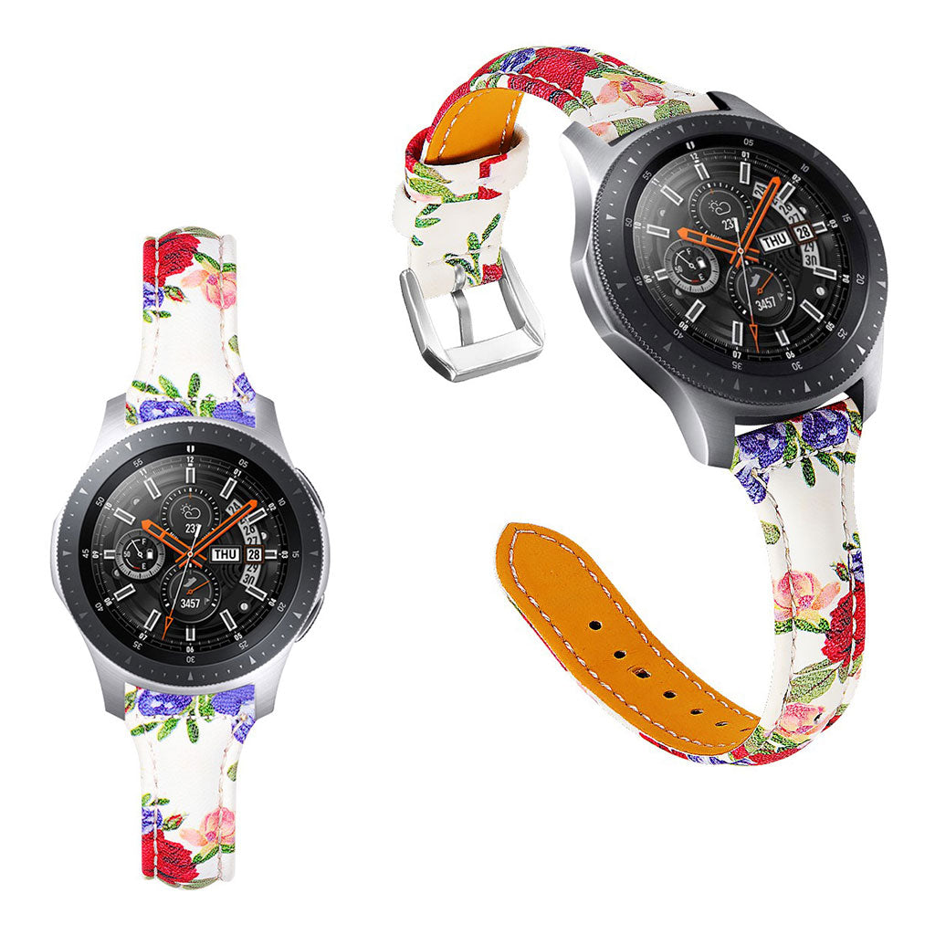 Vildt hårdfør Samsung Gear S3 Frontier Ægte læder Rem - Flerfarvet#serie_6