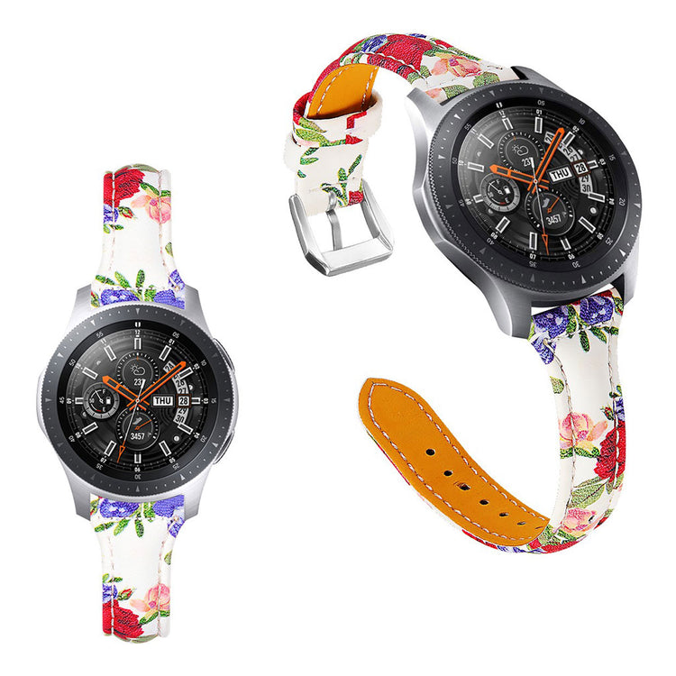 Vildt hårdfør Samsung Gear S3 Frontier Ægte læder Rem - Flerfarvet#serie_6