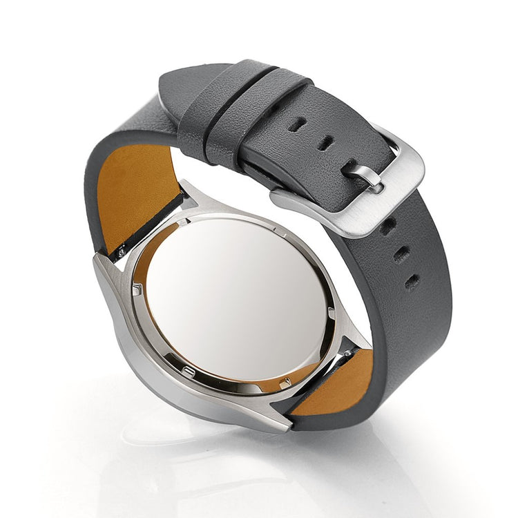  Samsung Gear S3 / Samsung Gear S3 Frontier Ægte læder Rem - Sølv#serie_2