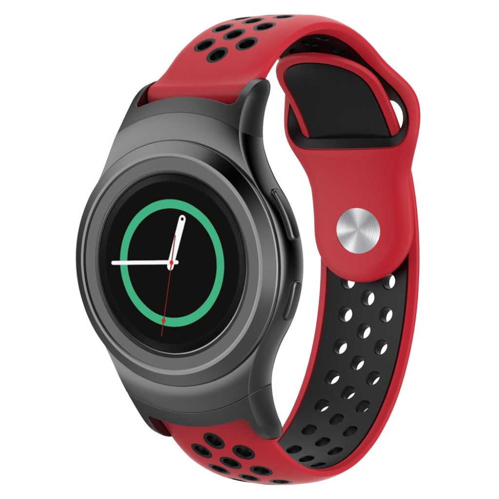Helt vildt rart Samsung Gear S2 Silikone Rem - Grøn#serie_3