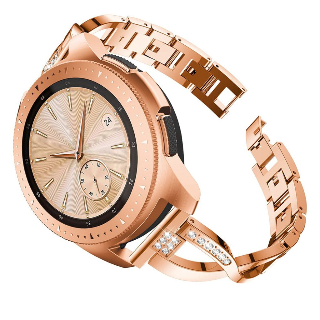 Helt vildt pænt Universal Metal og Rhinsten Rem - Pink#serie_3