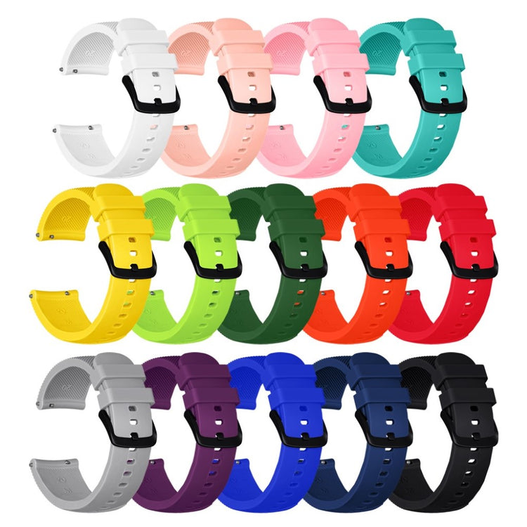 Mega cool Samsung Gear Sport Silikone Rem - Hvid#serie_1