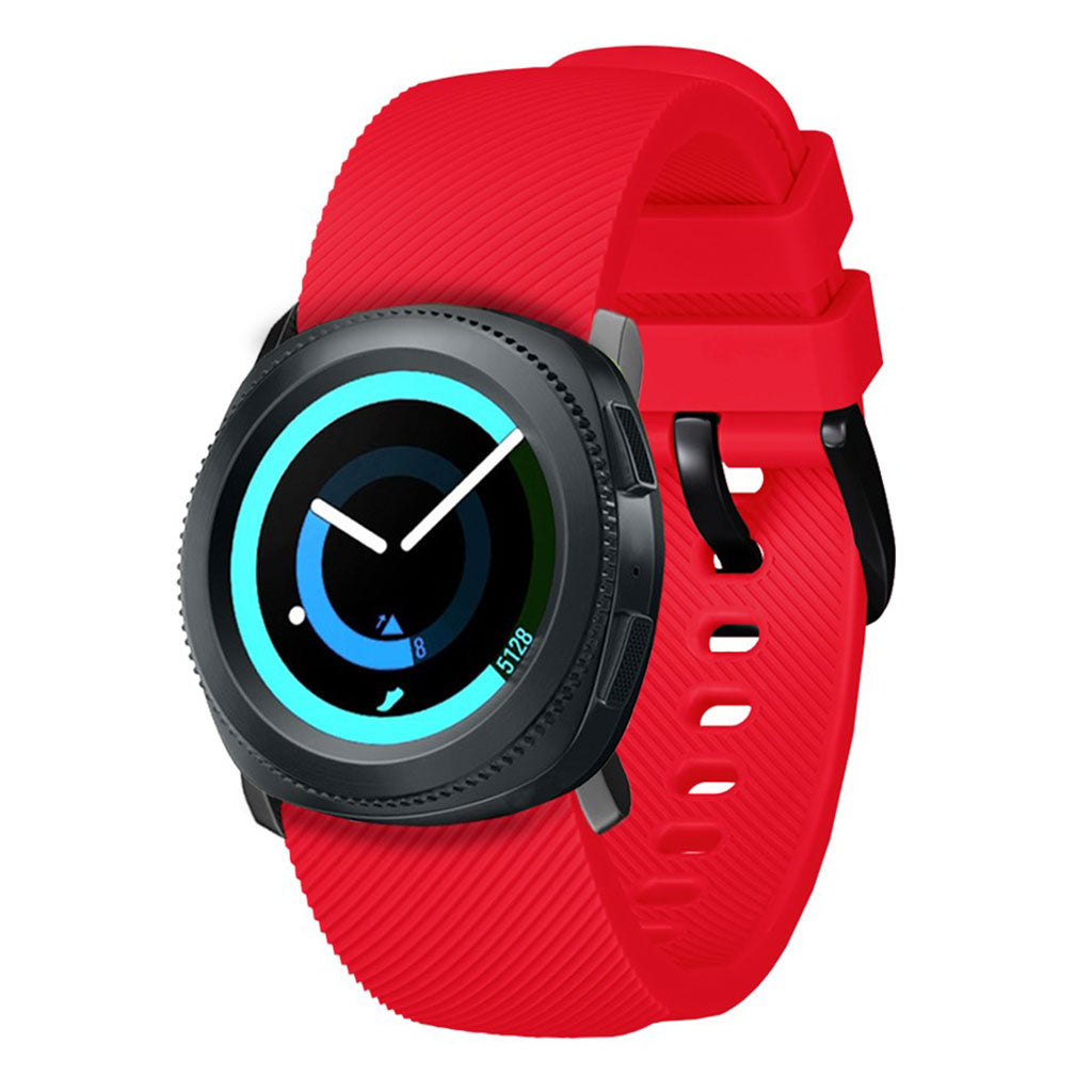 Mega cool Samsung Gear Sport Silikone Rem - Rød#serie_5