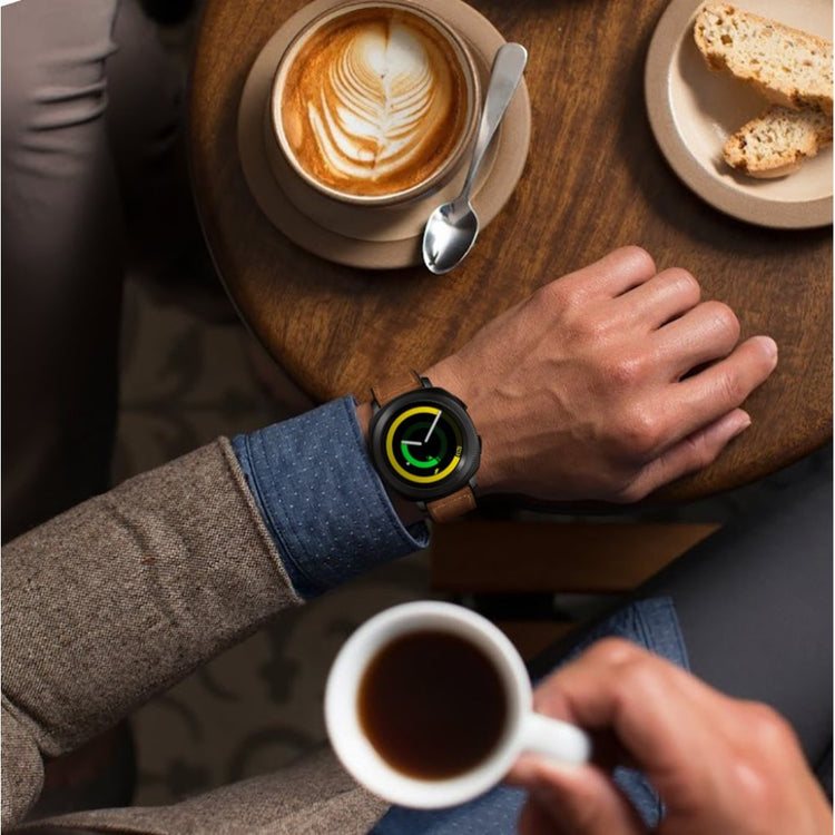 Helt vildt fantastisk Amazfit GTR 47mm Ægte læder Rem - Brun#serie_158
