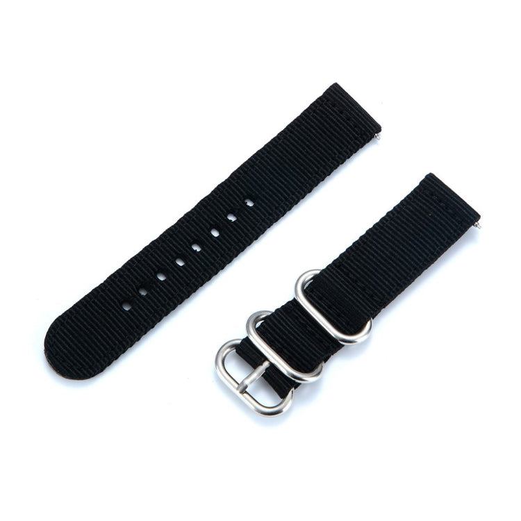 Vildt sejt Samsung Gear Sport Nylon Rem - Sort#serie_1