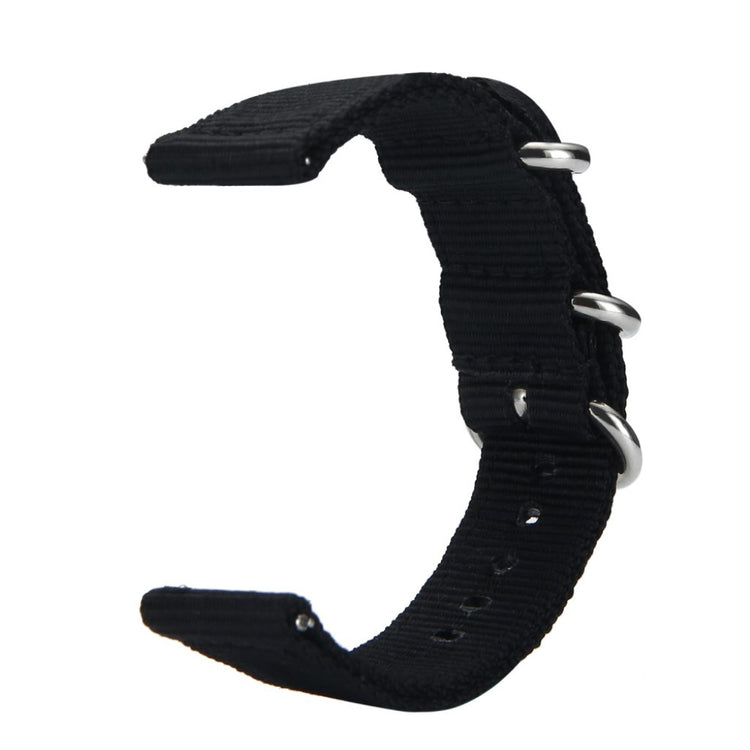 Vildt sejt Samsung Gear Sport Nylon Rem - Sort#serie_1