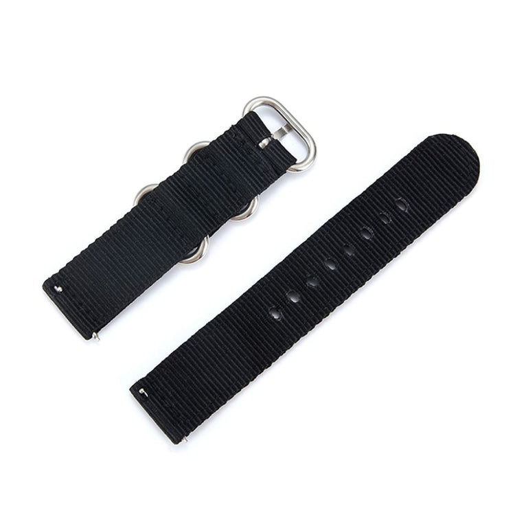 Vildt sejt Samsung Gear Sport Nylon Rem - Sort#serie_1