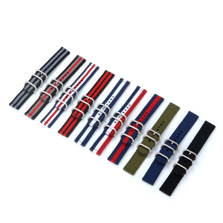 Vildt sejt Samsung Gear Sport Nylon Rem - Sort#serie_1