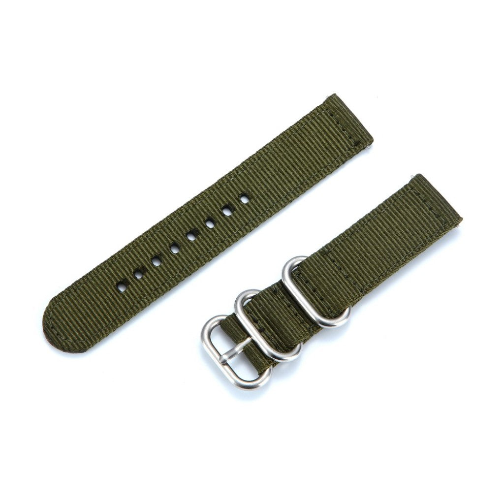 Vildt sejt Samsung Gear Sport Nylon Rem - Grøn#serie_2