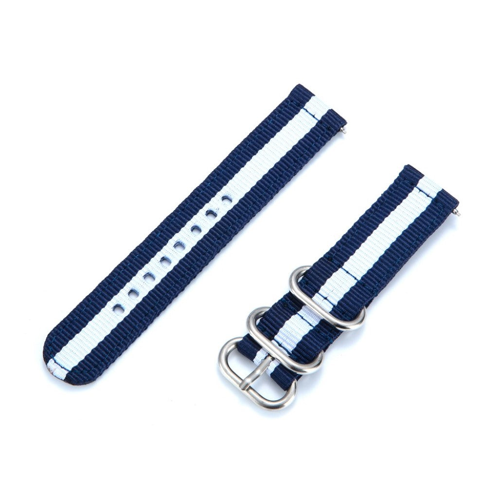 Vildt sejt Samsung Gear Sport Nylon Rem - Blå#serie_4