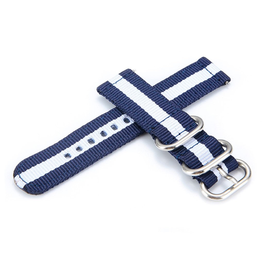 Vildt sejt Samsung Gear Sport Nylon Rem - Blå#serie_4