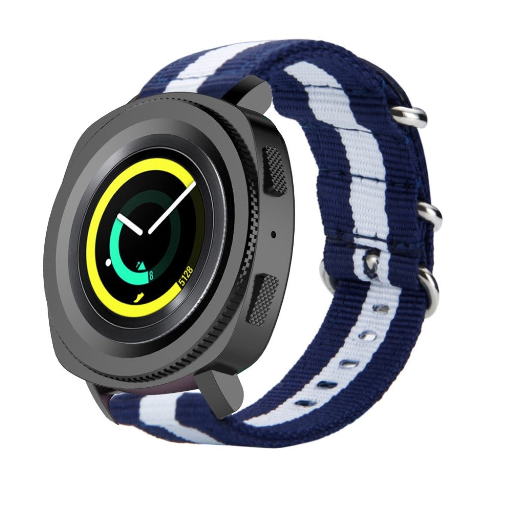 Vildt sejt Samsung Gear Sport Nylon Rem - Blå#serie_4