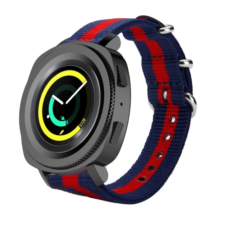 Vildt sejt Samsung Gear Sport Nylon Rem - Flerfarvet#serie_5