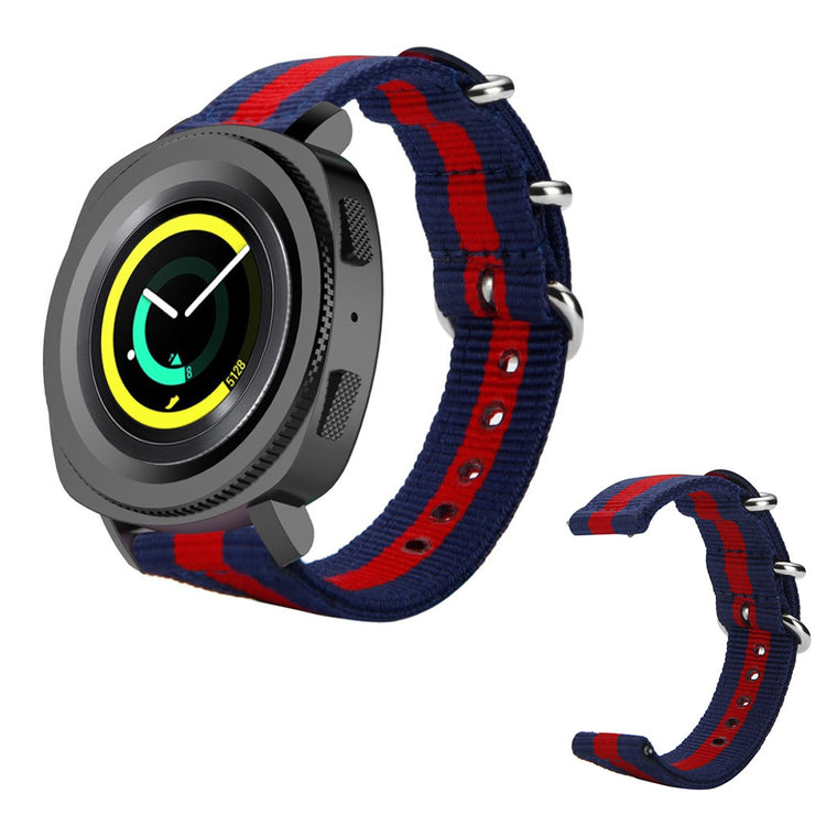 Vildt sejt Samsung Gear Sport Nylon Rem - Flerfarvet#serie_5