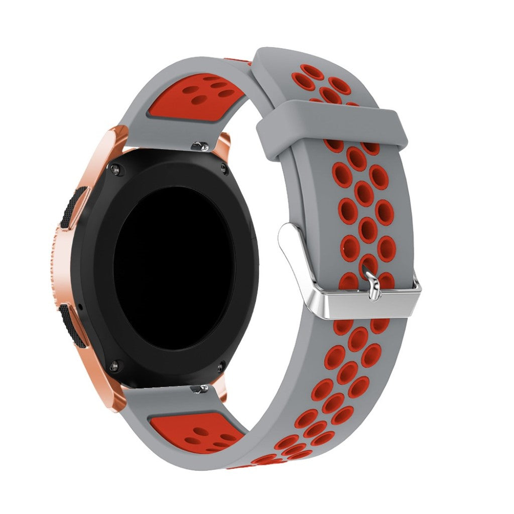 Pænt Samsung Galaxy Watch (42mm) Silikone Rem - Flerfarvet#serie_10