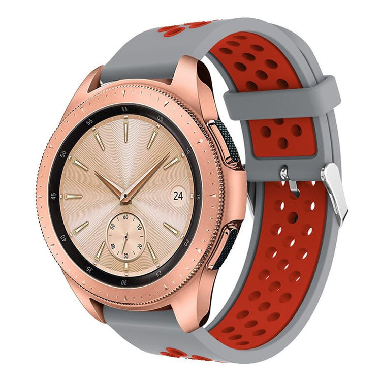 Pænt Samsung Galaxy Watch (42mm) Silikone Rem - Flerfarvet#serie_10