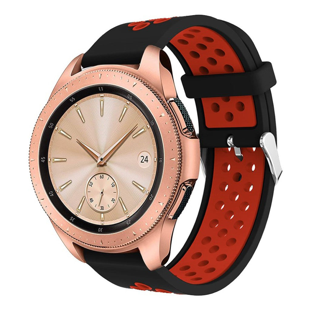 Pænt Samsung Galaxy Watch (42mm) Silikone Rem - Flerfarvet#serie_13