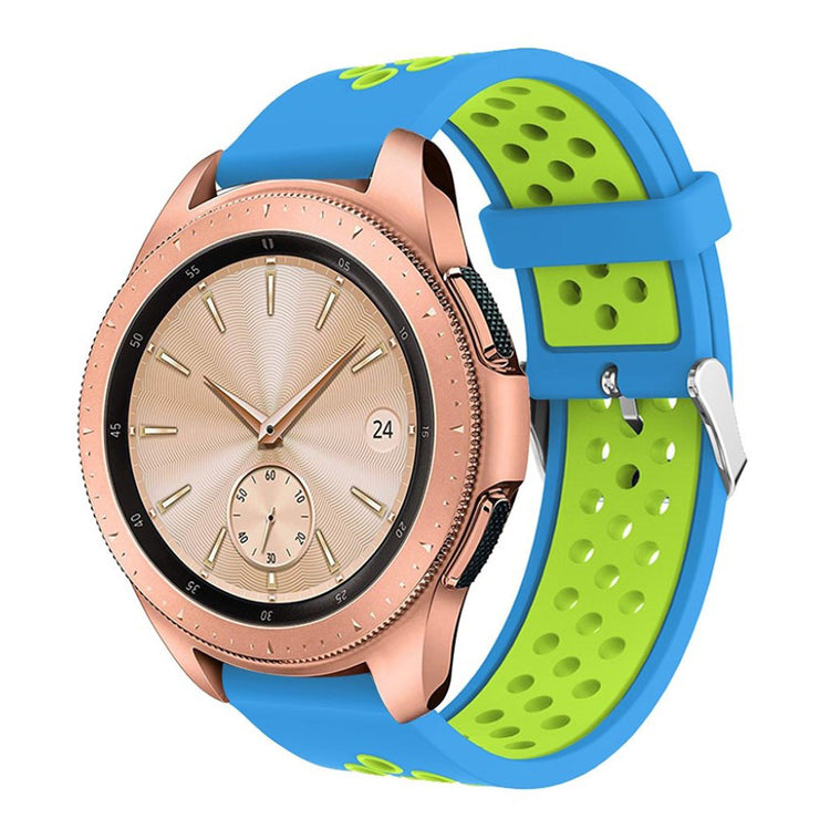 Pænt Samsung Galaxy Watch (42mm) Silikone Rem - Flerfarvet#serie_4