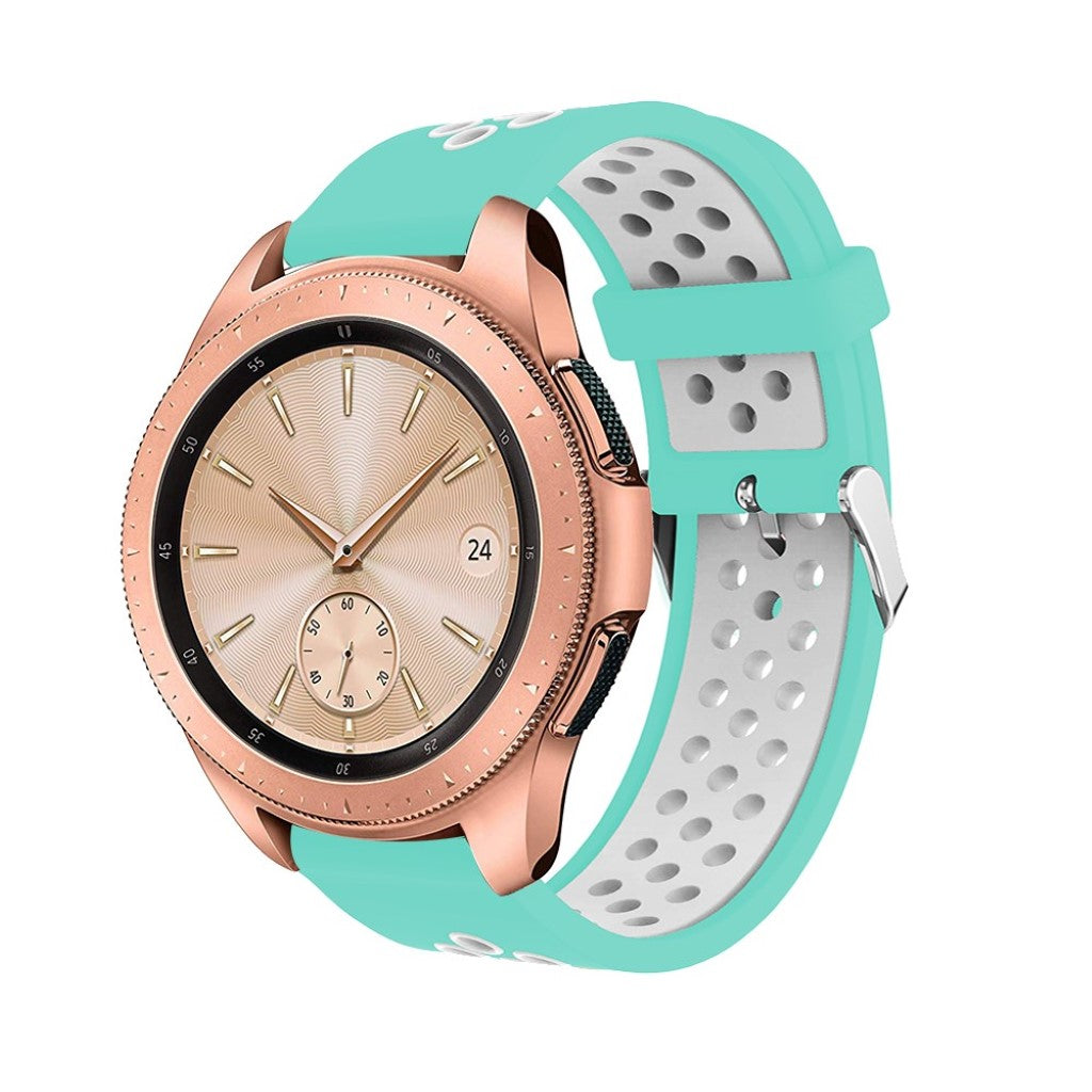 Pænt Samsung Galaxy Watch (42mm) Silikone Rem - Flerfarvet#serie_6