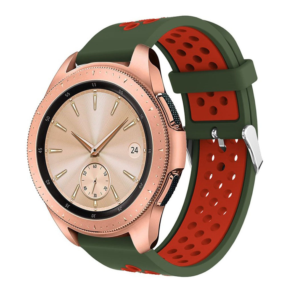Pænt Samsung Galaxy Watch (42mm) Silikone Rem - Flerfarvet#serie_8