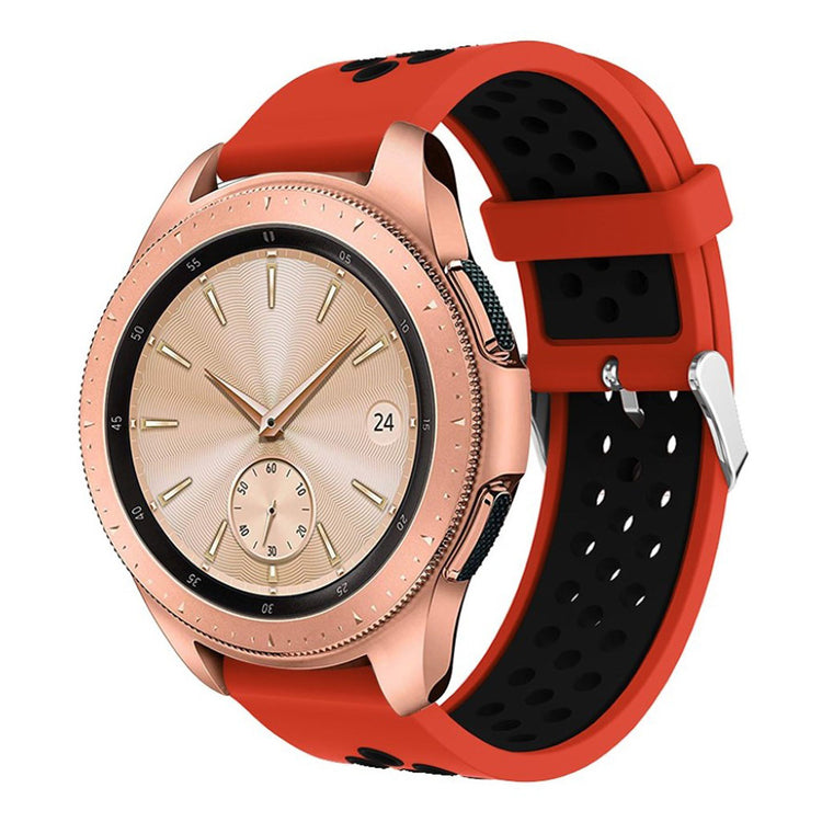 Pænt Samsung Galaxy Watch (42mm) Silikone Rem - Flerfarvet#serie_9