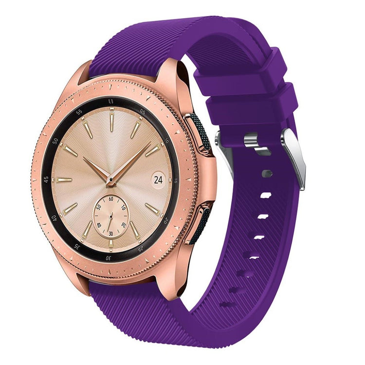 Udsøgt Samsung Galaxy Watch (42mm) Silikone Rem - Lilla#serie_1