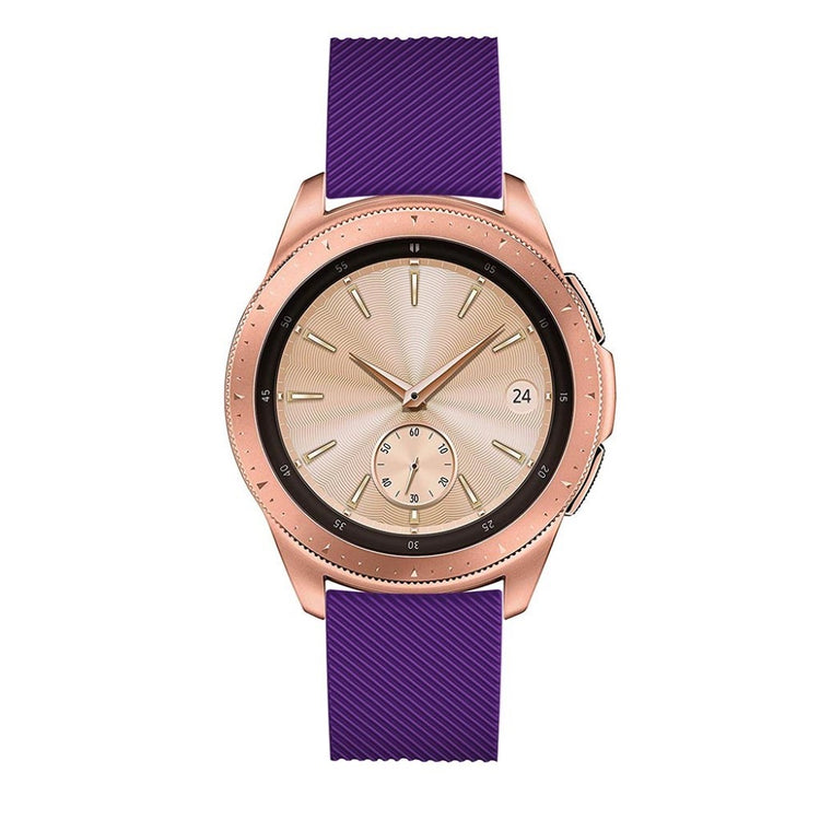 Udsøgt Samsung Galaxy Watch (42mm) Silikone Rem - Lilla#serie_1