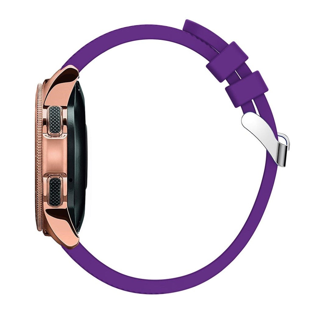 Udsøgt Samsung Galaxy Watch (42mm) Silikone Rem - Lilla#serie_1
