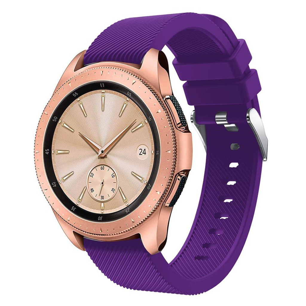 Udsøgt Samsung Galaxy Watch (42mm) Silikone Rem - Lilla#serie_1